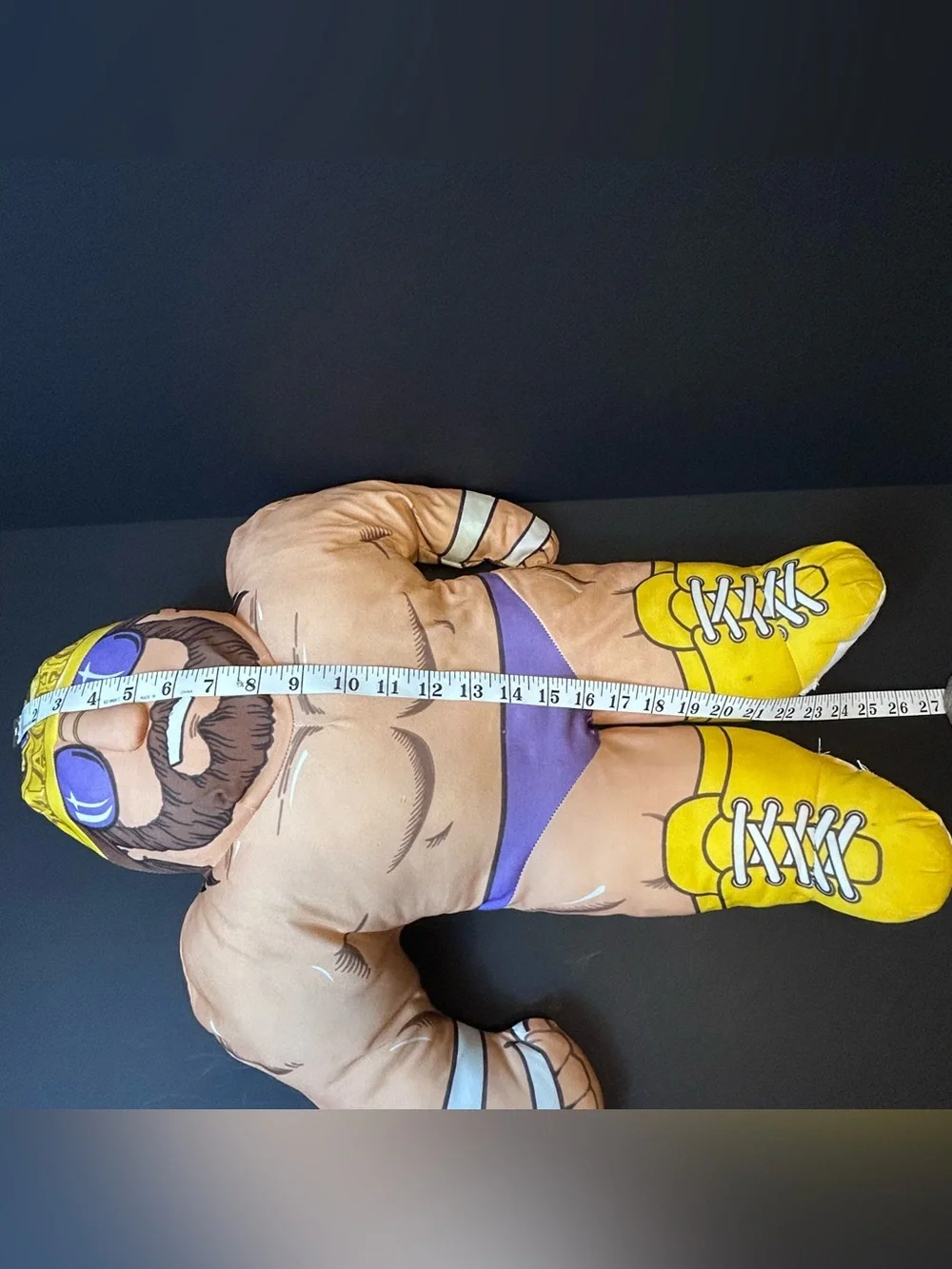 VTG Tonka WWF 1990s Macho Man Randy Savage Wrestling Buddies Doll Plush ~ scars